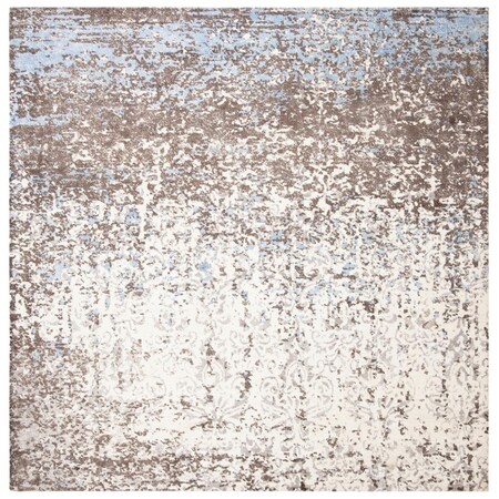 Safavieh Expression Hand Tufted Square Area RugIvory & Grey 6 x 6 ft. EXP477F-6SQ